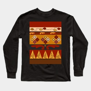 Ethnic Pattern Long Sleeve T-Shirt